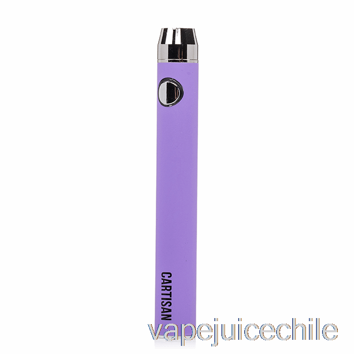 Vape Vhile Botón Carisano Vv 900 Carga Dual 510 Batería [micro] Violeta